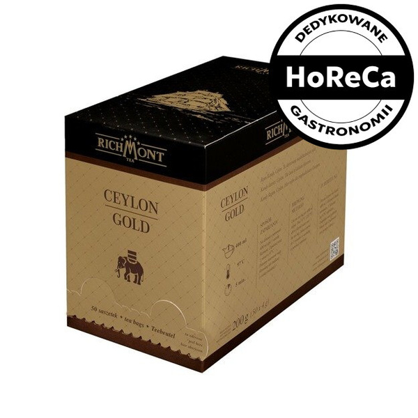 Czarna herbata Richmont Ceylon Gold - 50x4g