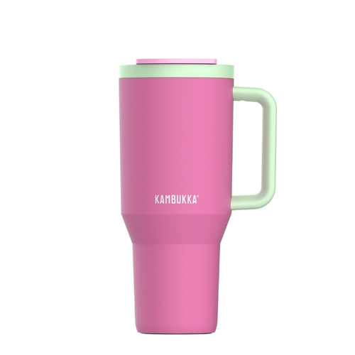 Kubek termiczny ze słomką Kambukka RIO 950 ml - Bubblegum Mint - opinie w konesso.pl