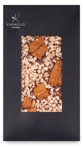 Czekolada mleczna z jabłkami i ciasteczkiem Karmello 100g