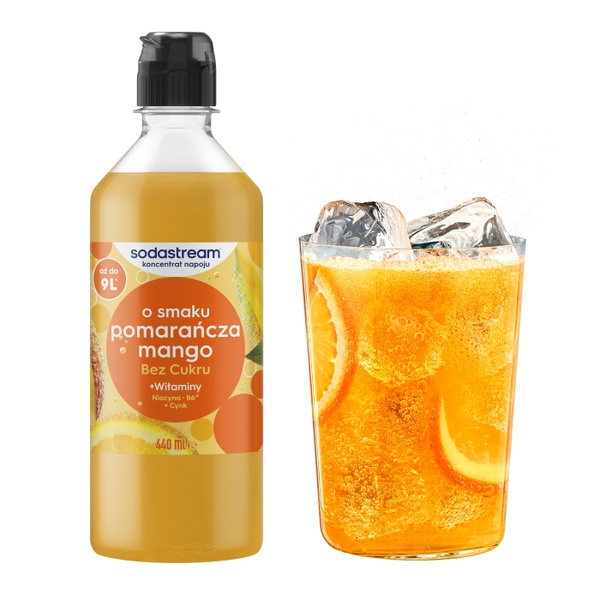 Syrop SodaStream Orange Mango Zero 440 ml - Bez cukru