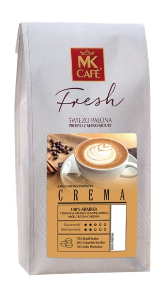 Kawa ziarnista MK Cafe Fresh Crema 2x1kg - NIEDOSTĘPNY