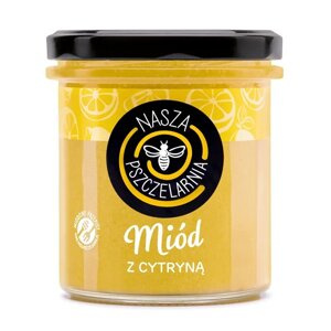 Miód z cytryną Nasza Pszczelarnia 420g