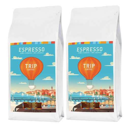 ZESTAW - Kawa ziarnista Trip Coffee Espresso 2x1kg