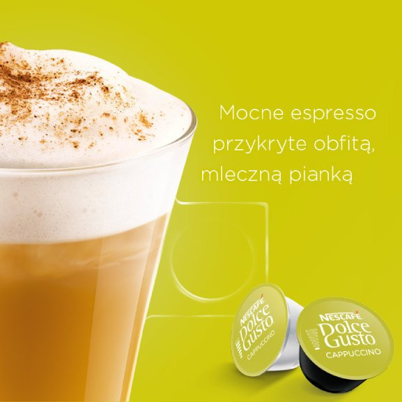 ZESTAW Kapsułki Nescafé Dolce Gusto Cappuccino 3x16 sztuk