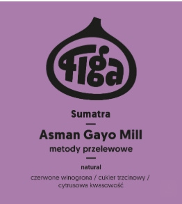 Kawa ziarnista Figa Coffee Sumatra Asman Gayo Mill natural 250g – NIEDOSTĘPNY