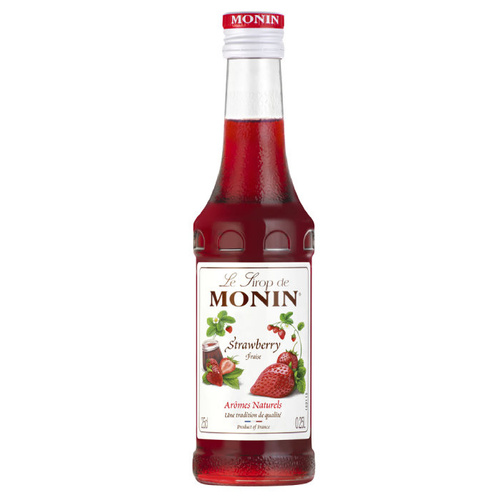 Syrop MONIN STRAWBERRY 0,25 l - truskawkowy