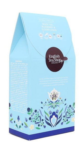 Biała herbata English Tea Shop White Tea Blueberry & Elderflower 15x2g