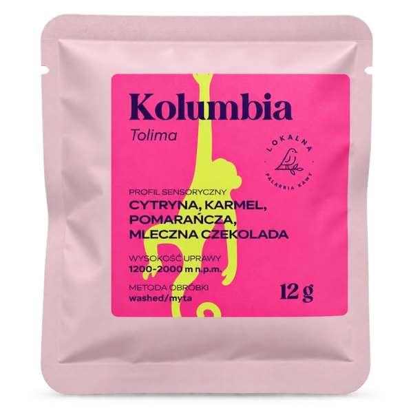 Drip Bag Lokalna Palarnia Kawy Kolumbia Tolima 12g