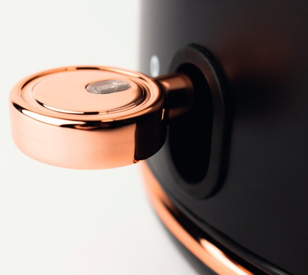 Czajnik elektryczny Haden Heritage 1,7l - Czarno-miedziany