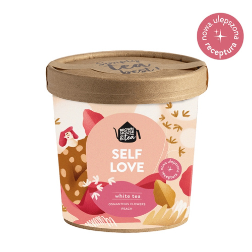 Biała herbata Brown House & Tea SELF LOVE 40g - opinie w konesso.pl
