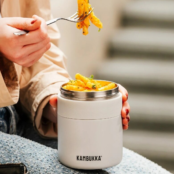 Termos obiadowy Kambukka Bora 600ml - Chalk White