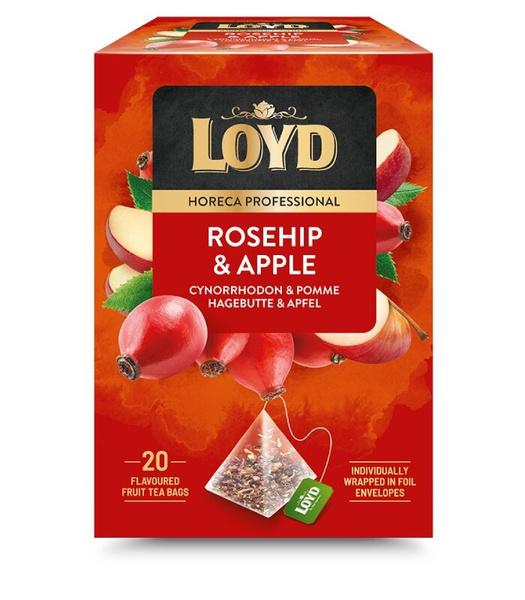 Herbata owocowa Loyd Dzika Róża i Jabłko 20x2g
