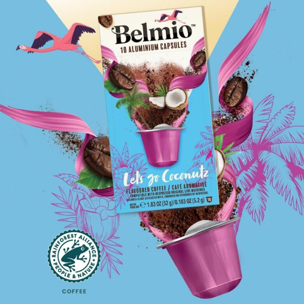 Kapsułki do Nespresso Belmio Let's go Coconutz 10 sztuk
