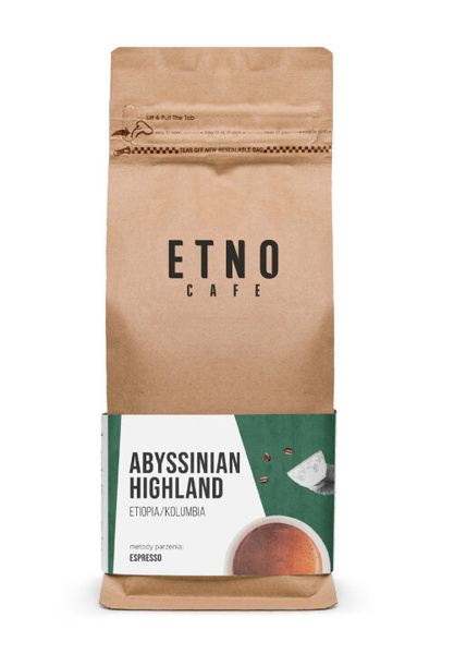 Kawa ziarnista Etno Cafe Abyssinian Highland 1kg