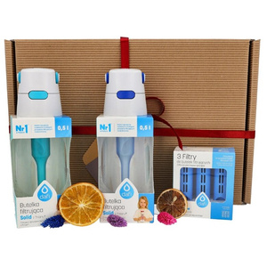Zestaw prezentowy Dafi - Butelki Solid i filtry