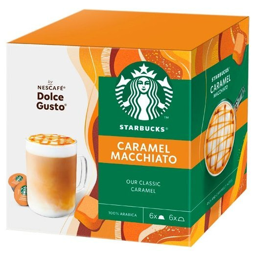 OUTLET - Kapsułki Nescafé Dolce Gusto STARBUCKS® Caramel Macchiato 12 sztuk