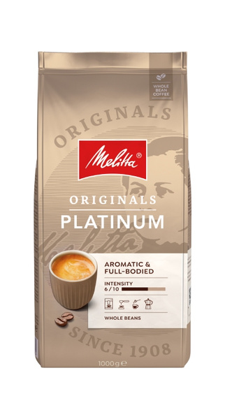 Zestaw 4x 1kg Kawa ziarnista Melitta Originals Espresso 1kg + Melitta Originals Intense 1kg + Melitta Originals Crema 1kg + Melitta Originals Platinum 1kg