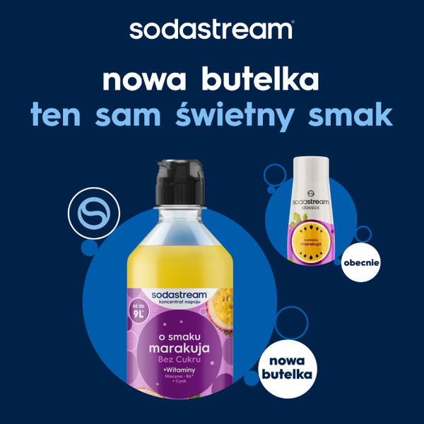 Syrop SodaStream Marakuja 440 ml - Bez Cukru