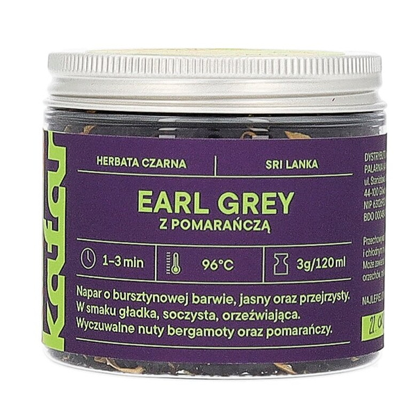 Herbata czarna Kafar Earl Grey z pomarańczą 50g