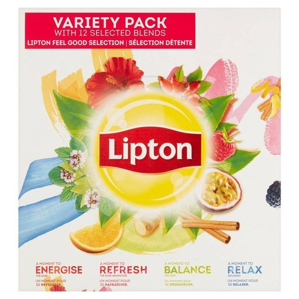 Zestaw Variety Pack Lipton 12 różnych smaków x 15 kopert – NIEDOSTĘPNY