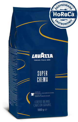 Kawa ziarnista Lavazza Super Crema 1kg - opinie w konesso.pl