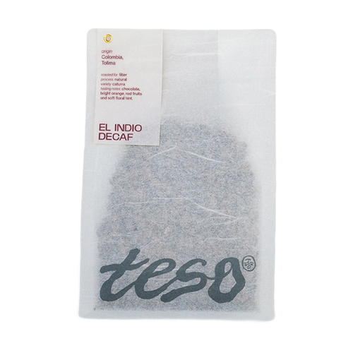 Kawa ziarnista Teso Kolumbia El Indio Decaf 250g