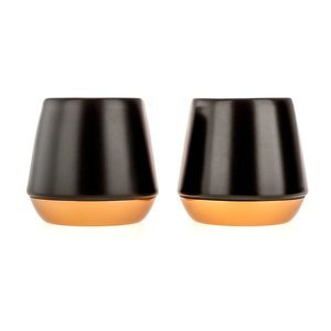 Kubek Fellow Junior Demitasse 70 ml - Czarny - 2 sztuki – NIEDOSTĘPNY - opinie w konesso.pl