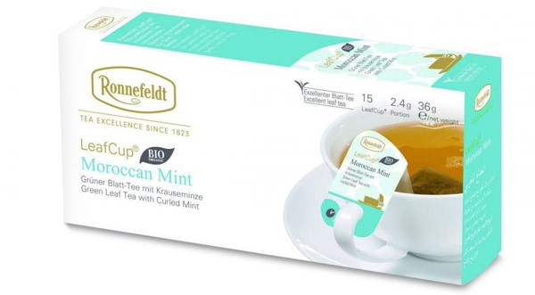 Zielona herbata Ronnefeldt Leaf Cup Moroccan Mint 15x2,4g