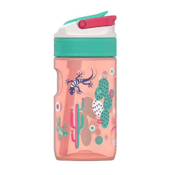 Butelka na wodę dla dzieci Kambukka Lagoon 400ml - Cactus Gekko