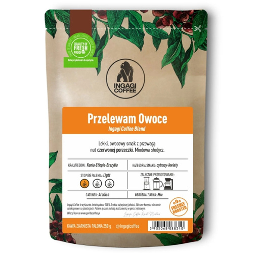 Kawa ziarnista Ingagi Coffee Przelewam Owoce 1kg