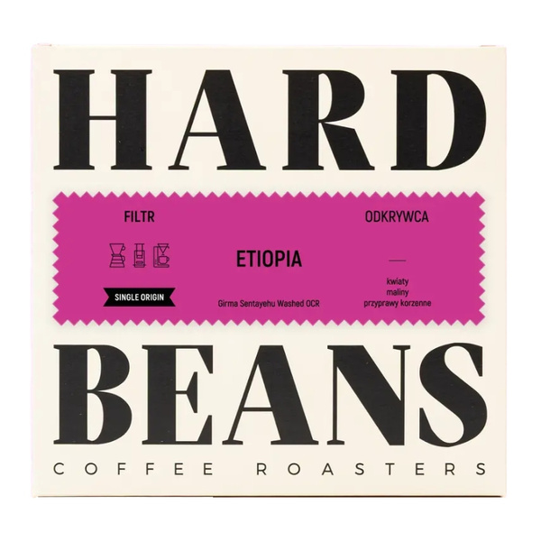 Kawa ziarnista Hard Beans Etiopia Girma Sentayehu Washed OCR 250g
