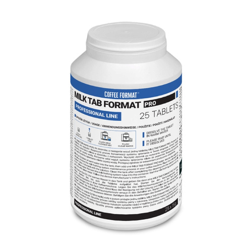 Tabletki do czyszczenia systemu mlecznego Coffee Format Milk Tab Format PRO 25x15g