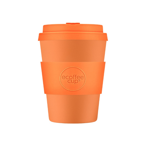 Kubek na wynos Ecoffee Cup Solid Colours Alhambra 350ml - Pomarańczowy - opinie w konesso.pl