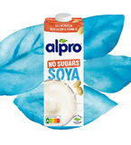 ZESTAW - Napój ALPRO Sojowe Niesłodzone 8x1L