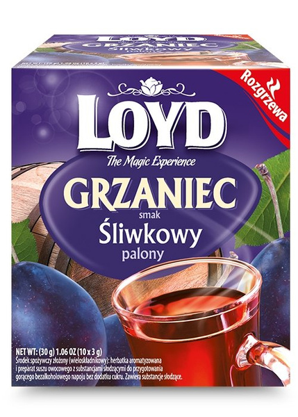 Herbata Loyd Grzaniec Śliwkowy palony 10x3g