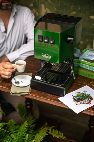 Ekspres do kawy Gaggia Classic E24 Jungle Green - Zielony