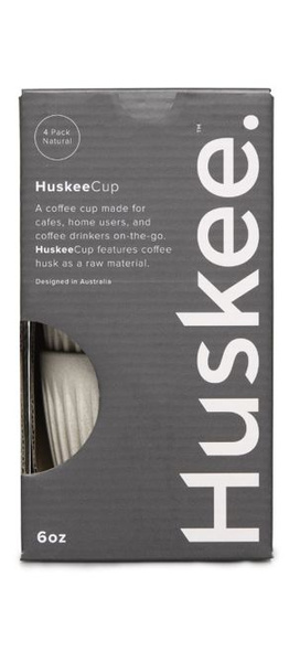 Kubek Huskee Nautral 177ml - ZESTAW 4 szt.