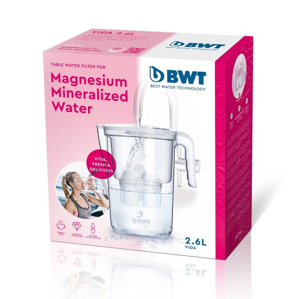 Dzbanek filtrujący wodę BWT Vida 2.6 l Biały - manulany bez wkładu