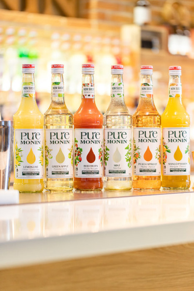 Syrop bez dodatku cukru PURE by MONIN - Cytryna Limonka 0,7 L