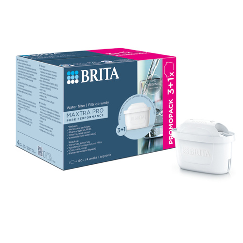 Filtr wody BRITA MAXTRA PRO Pure Performance 3+1 szt