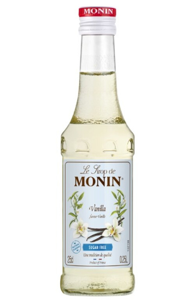 Syrop VANILLA SUGAR FREE MONIN -  syrop bezcukrowy waniliowy 0,25 L