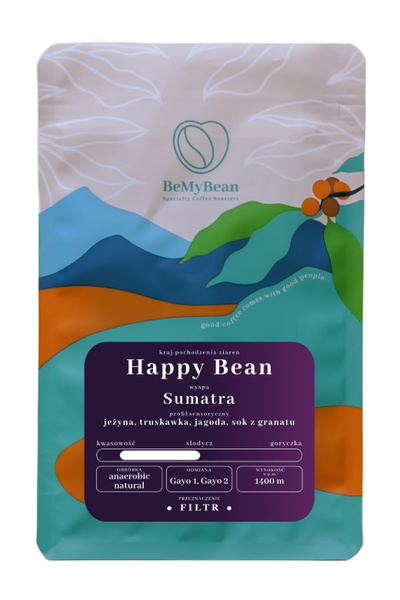 Kawa ziarnista BeMyBean Happy Bean Sumatra 250g