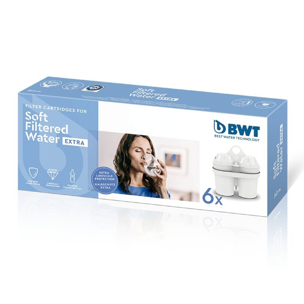 Wkład filtrujący wodę BWT Soft Filtered Water Extra - 6 sztuk