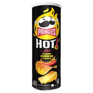 Chipsy Pringles Hot Flammin' Cheese 160g