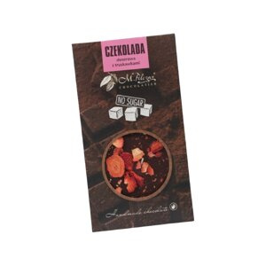 Czekolada deserowa bez cukru M.Pelczar Chocolatier z truskawkami 45g