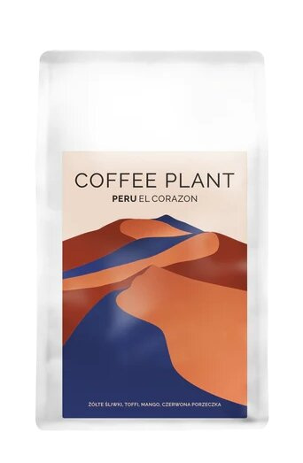 Kawa ziarnista COFFEE PLANT Peru El Corazon 250g - NIEDOSTĘPNY