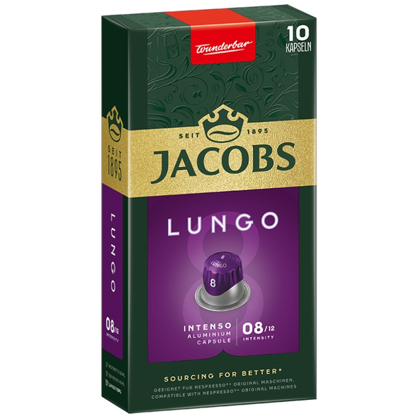 Kapsułki do Nespresso Jacobs Lungo 8 Intenso 10 szt.
