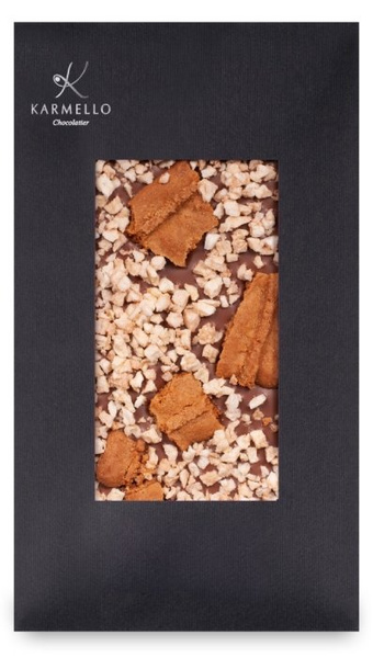 Czekolada mleczna z jabłkami i ciasteczkiem Karmello 100g