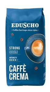 Kawa ziarnista Eduscho Caffe Crema Strong 1 kg + PUSZKA NA KAWĘ GRATIS