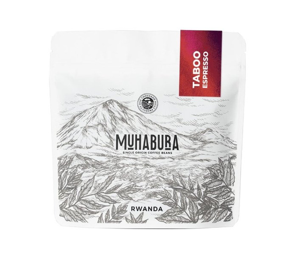 Kawa ziarnista RWANDA MUHABURA TABOO ESPRESSO 400g
